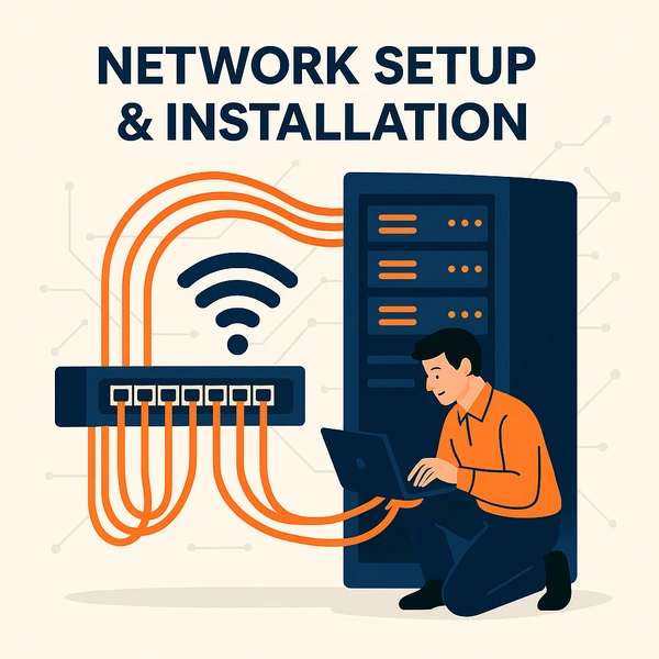 خدمات تخصصی راهاندازی و نصب شبکه 1 خدمات نصب و راه اندازی شبکه